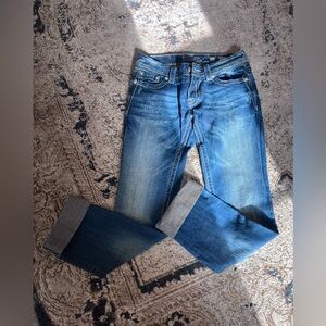 Miss Me Jeans Straight style JE5321TX size 30 distressed embellishment